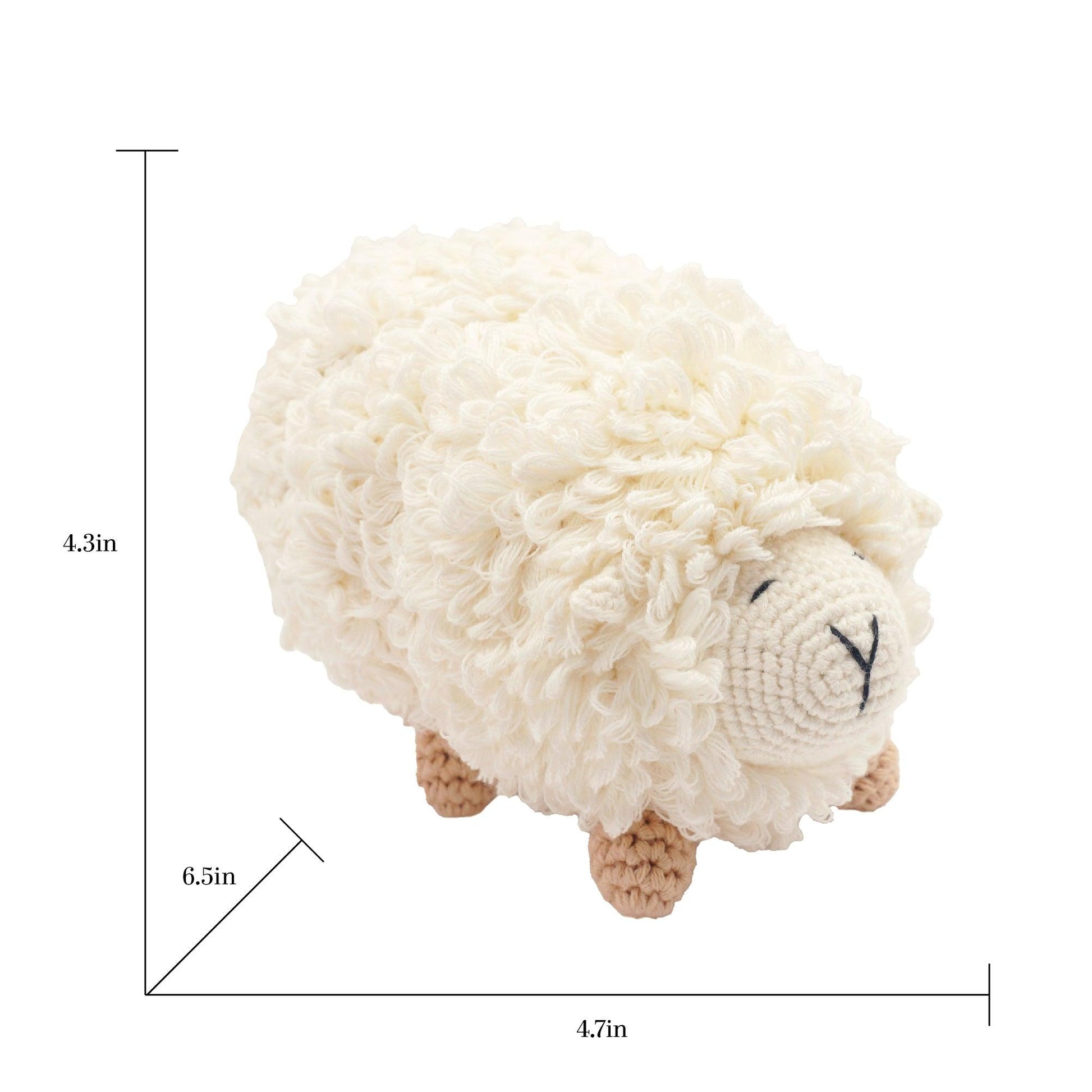 Hand-Made Plush Toys: Sheep-Mrs Shilly - Hands Craft US, Inc.