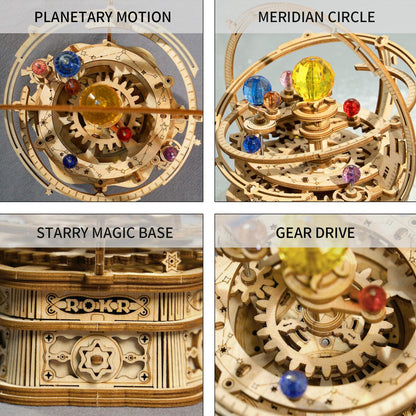 3D Wooden Puzzle Music Box | Starry Night - Hands Craft US, Inc.