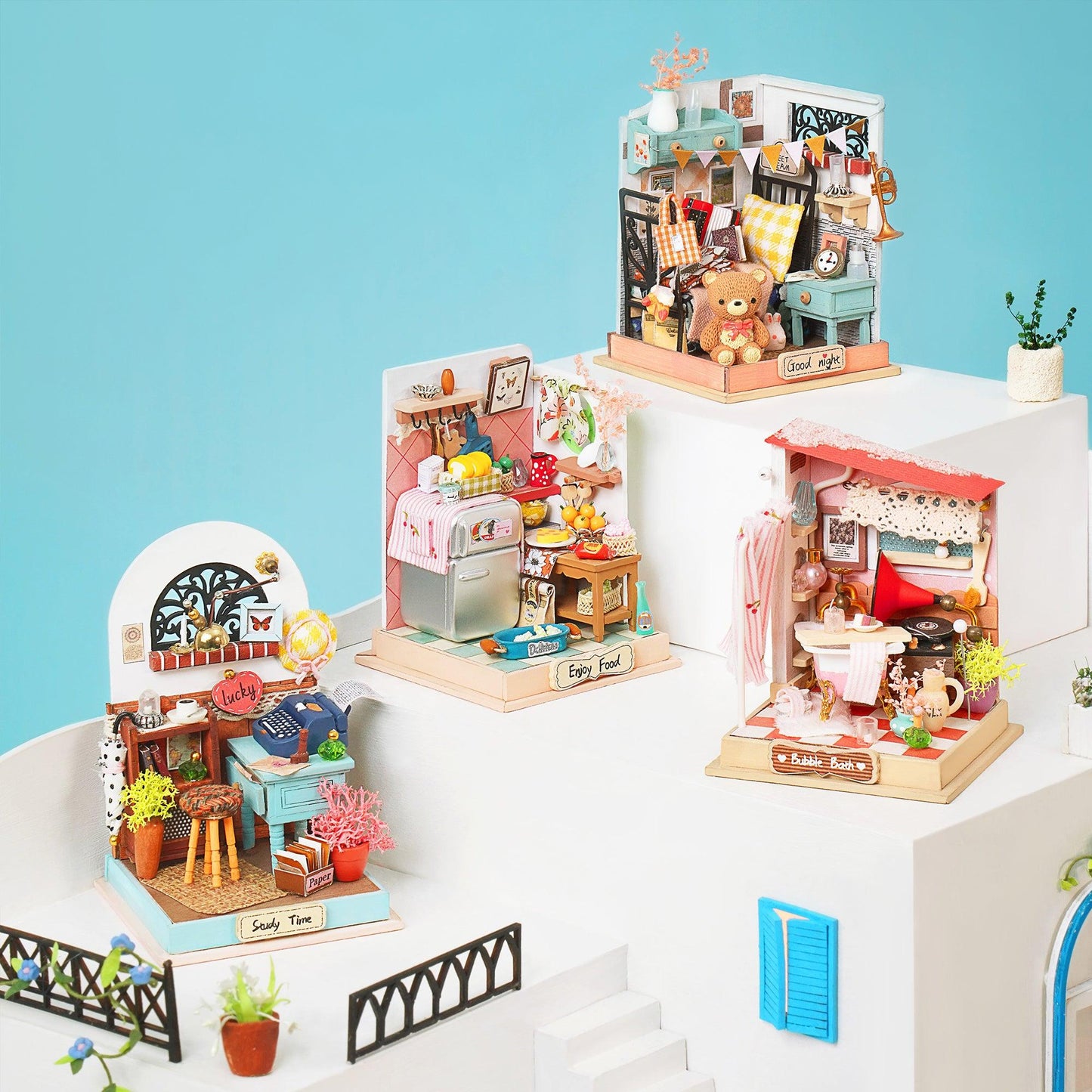 DIY Miniature House Kit | Taste Life (Kitchen) - Hands Craft US, Inc.